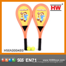 Funny sport toy 64CM fabric tennis racket set toys with 2pcs ball